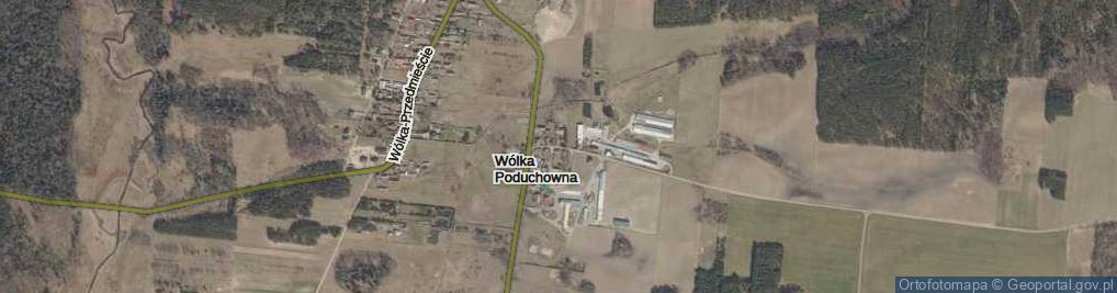 Zdjęcie satelitarne Wólka Poduchowna ul.